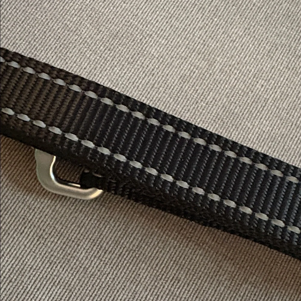 NWT Lot of 2x [Martha Stewart] Black Leather Dog/Cat Collar & Nylon Leash XS